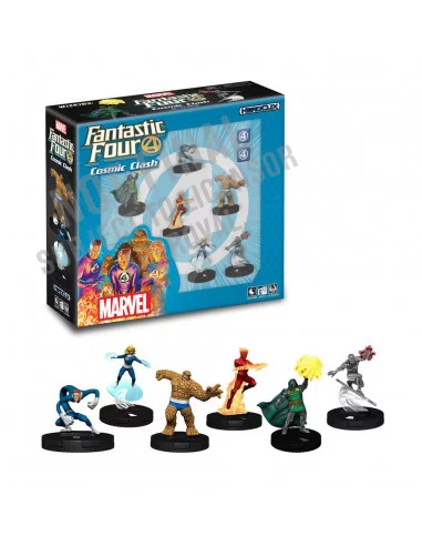 es::Marvel HeroClix: Fantastic Four Cosmic Clash Starter Set en inglés