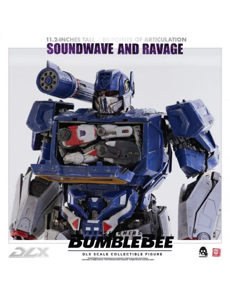 es::Transformers Bumblebee Pack de 2 Figuras 1/6 DLX Soundwave & Ravage 28 cm