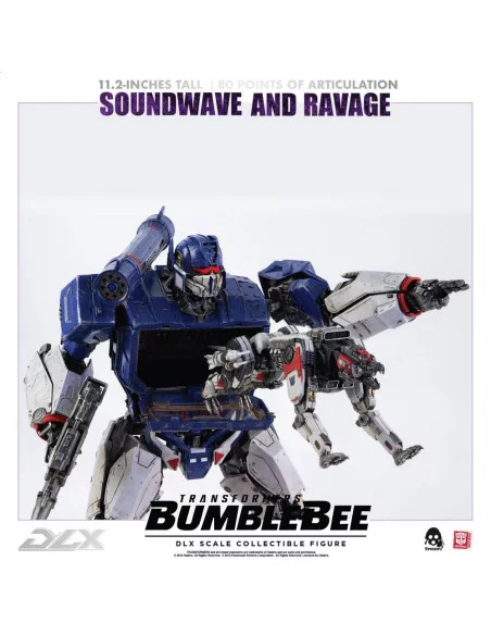 es::Transformers Bumblebee Pack de 2 Figuras 1/6 DLX Soundwave & Ravage 28 cm