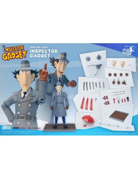 es::Inspector Gadget Figura 1/12 Mega Hero Inspector Gadget 17 cm