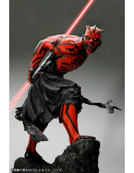 es::Star Wars Estatua ARTFX 1/7 Darth Maul Japanese Ukiyo-E Style Light-Up Edition 28 cm