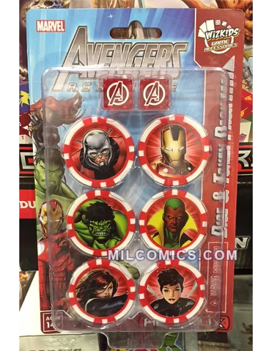 Marvel heroclix Avengers Assemble Iron Man Dice & -10