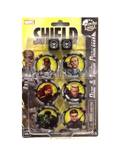 Marvel heroclix SHIELD Dice & Token Set-10