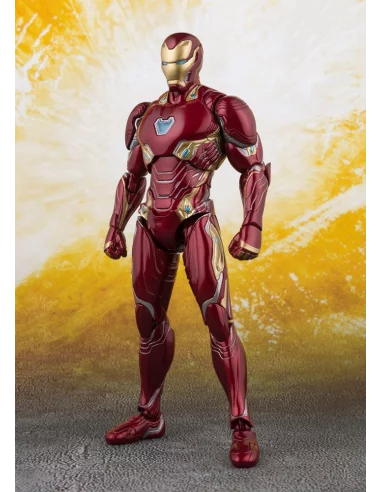 es::Vengadores Infinity War Figura S.H. Figuarts Iron Man MK 50 & Tamashii Stage 16 cm