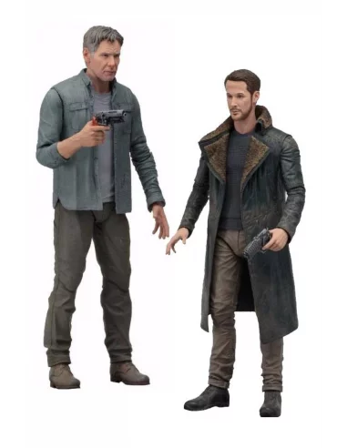 es::Blade Runner 2049 Pack de 2 Figuras Deckard y K 18 cm