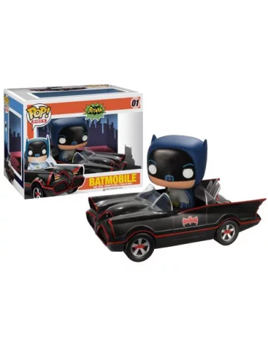 Batman con Batmobile Figura Vinyl Pop DC Comics-10