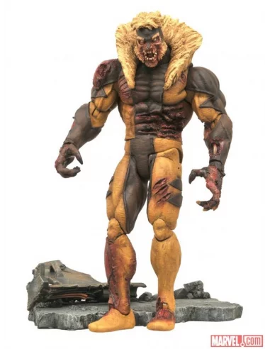 Marvel Select Villain Zombies Figura Sabretooth D-10