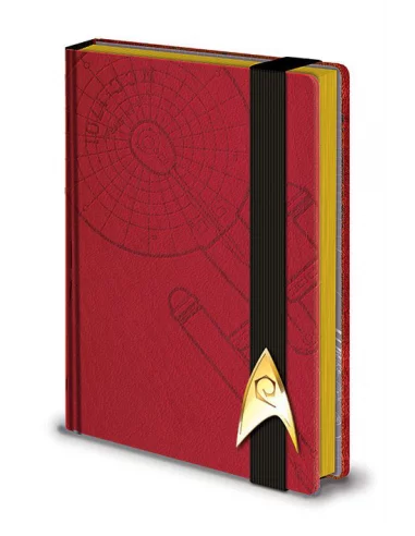 Star Trek Libreta Premium A5 Engineering Red-10