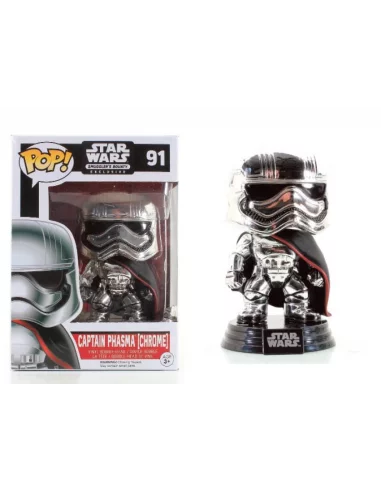 es::Star Wars Episode VII POP! Vinyl Cabezón Cromado Captain Phasma 10 cm