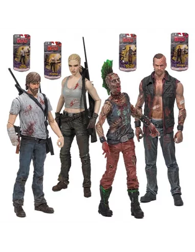 Walking Dead Cómic Serie 3: Pack 4 figuras