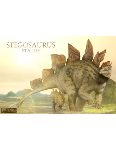 Sideshow\'s Dinosauria Estatua Stegosaurus