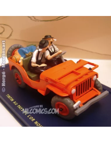 es::Coche Tintin nº 07 - El Jeep Rojo De Tintin En El País Del Oro Negro