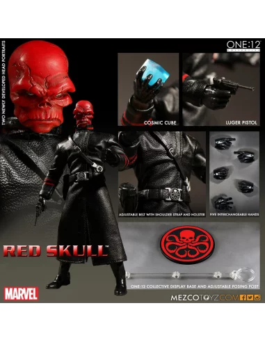 es::Marvel Universe Figura 1/12 Red Skull One:12 Collective 16 cm