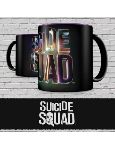 es::Escuadrón Suicida Taza negra Logo Suicide Squad