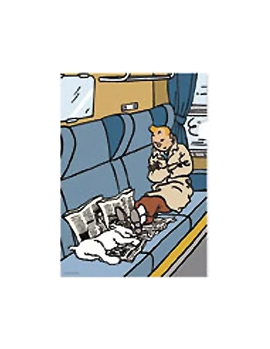 es::DOSSIER TINTÍN: TINTÍN Y MILÚ DURMIENDO EN TREN