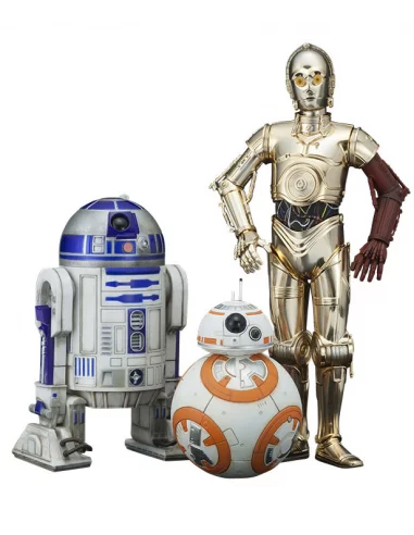 es::Star Wars Episodio VII Pack 3 Estatuas ARTFX 1/10 C-3PO & R2-D2 & BB-8