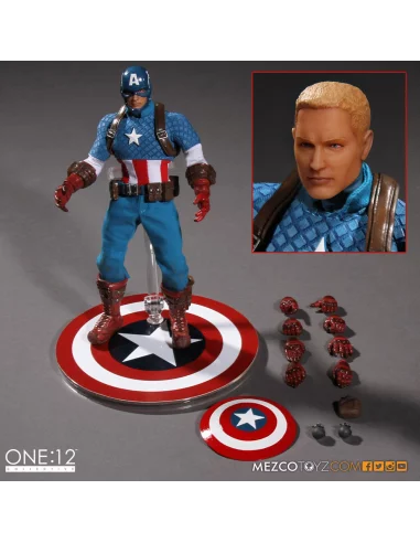 es::Marvel Universe Figura 1/12 Captain America One:12 Collective 15 cm