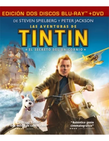 es::Las Aventuras De Tintín: El Secreto DeL Unicornio Combo Blu-Ray + Dvd