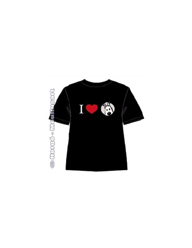 es::CAMISETA I LOVE MILOU NEGRA - NIÑOS