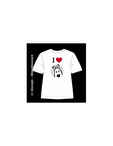 es::CAMISETA I LOVE MILOU BLANCA - ADULTOS