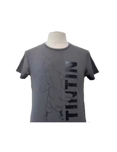 es::CAMISETA AJUSTADA GRIS TINTÍN