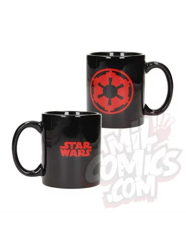 es::Star Wars Taza Símbolo Imperial y Logo